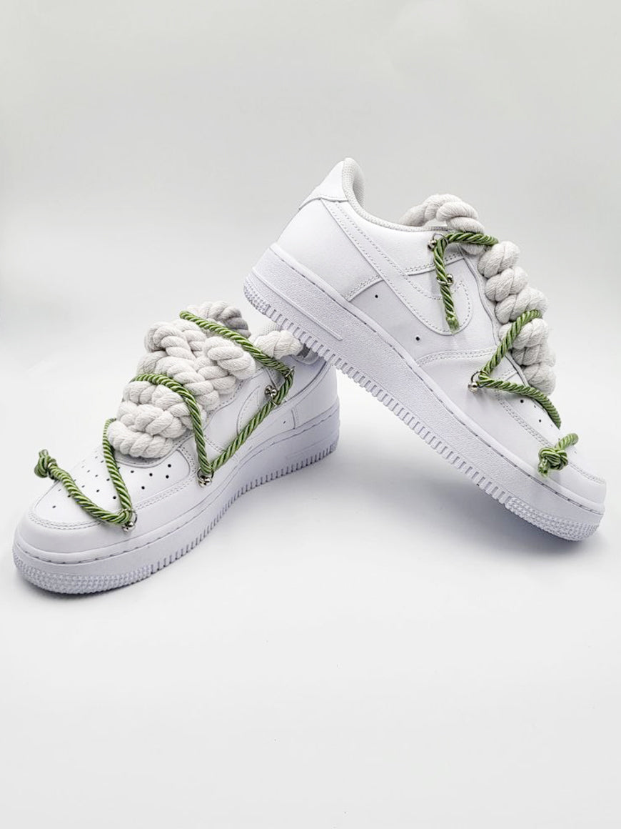 Nike Air Force 1 Rope triple Laces Green
